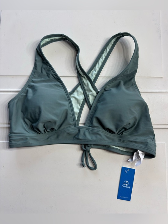 Cupshe Other - Cupshe NWT Women’s Sz XL Green Cross Strap Bikini Top Summer Swimwear